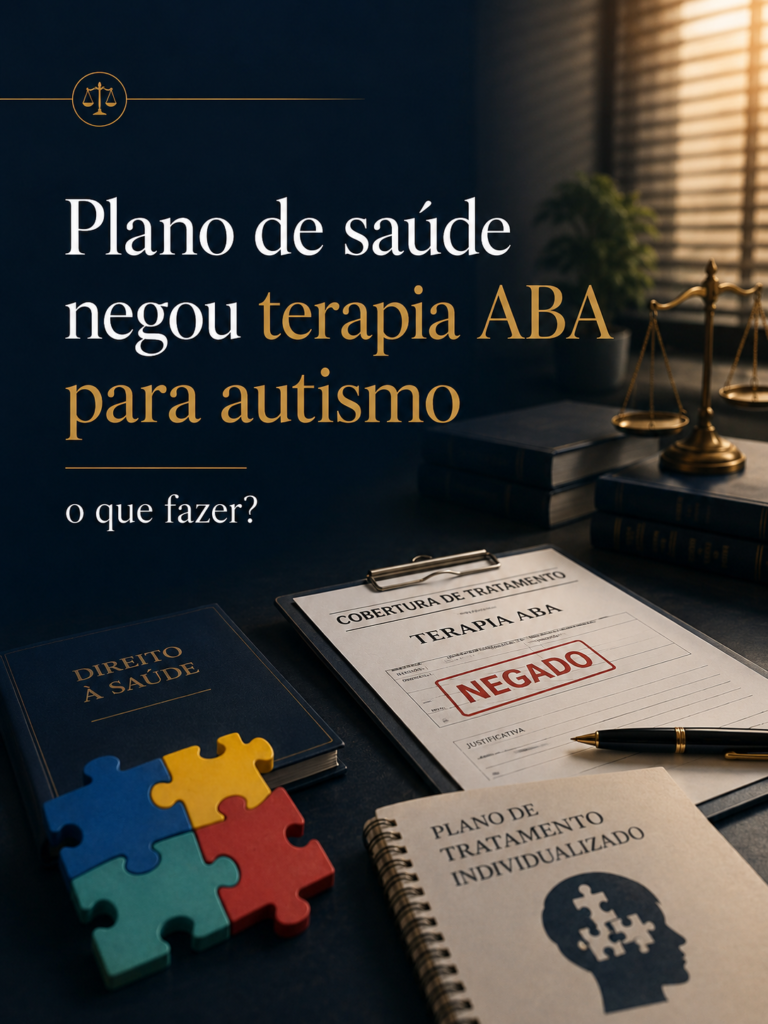 Plano de saúde negou terapia ABA para autismo: o que fazer?